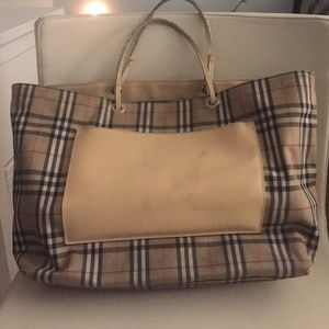 Authentic Burberry tote