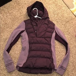 Size 6 fluff off pull over deep zin