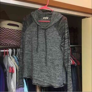 Striped lightweight sweatshirt