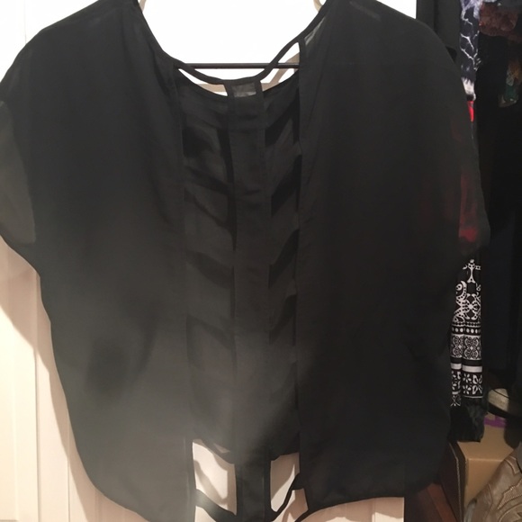 Black Rib Top