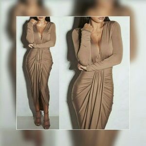 *NWT*Draped Front Dress