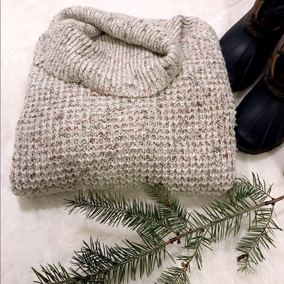 Free People Sweaters - CCO!!! Free People Oversized Turtleneck Sweater