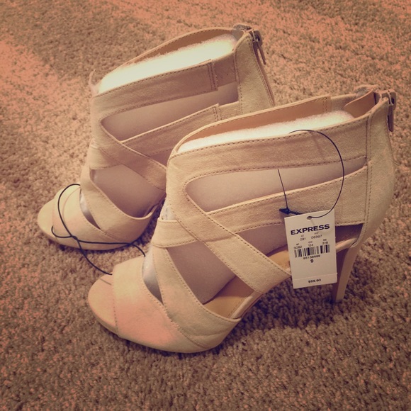 Express Shoes - Express Strappy Heeled Sandal