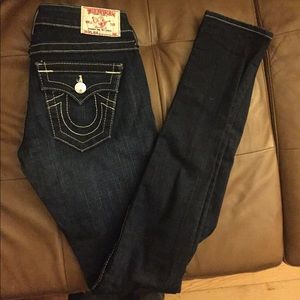 True Religion Julie Skinny jean, size 26