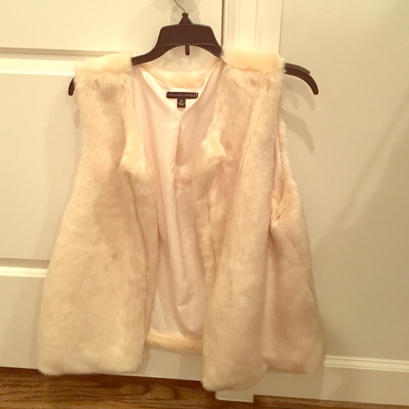 Faux fur vest