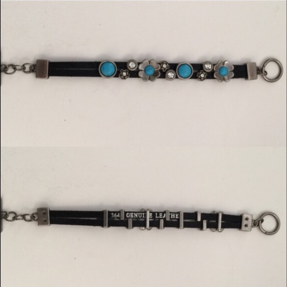 The DENA turquoise toggle bracelet - BLACK - Picture 3 of 5