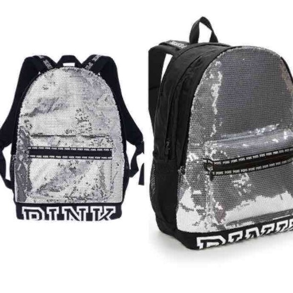 Silver sequins VS Pink