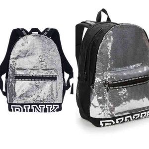 Silver sequins VS Pink