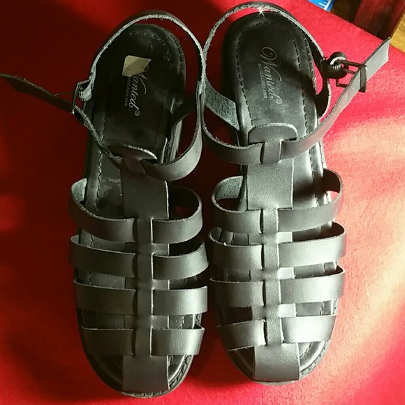 Black sandals