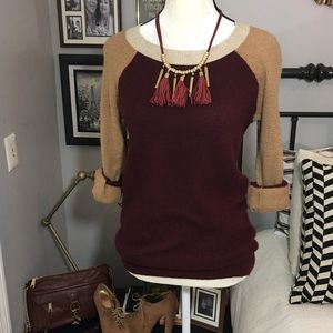 J Crew Colorblock Sweater