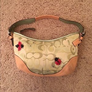 Coach Ladybug Soho Optic Green Purse - Limited Ed.