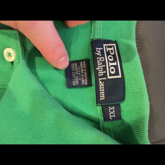 Polo Ralph Lauren Green Collared Shirt - Picture 3 of 3
