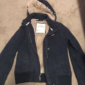 Hollister fur coat