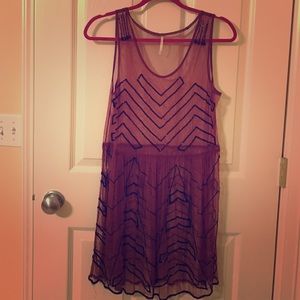 Sheer Free People dress