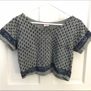 ONE OF A KIND Crop top Handmade in India