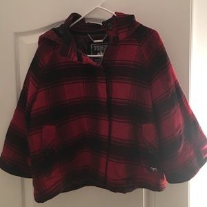 PINK Victoria Secret Flannel Cropped Jacket