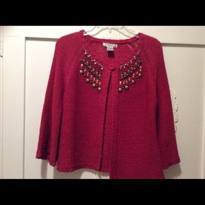 Aztec beaded swing Cardigan