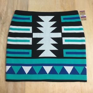 New🔥Rachel Roy blue Teal stretchy skirt XXL