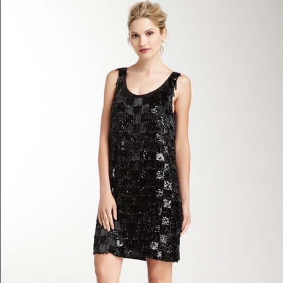 ERIN by Erin Fetherston Checker Beaded Tank Dress