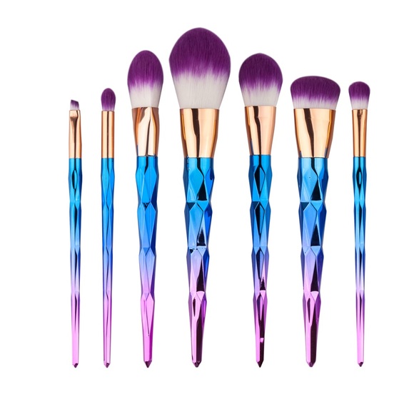 Contour foundation makeup brushes set