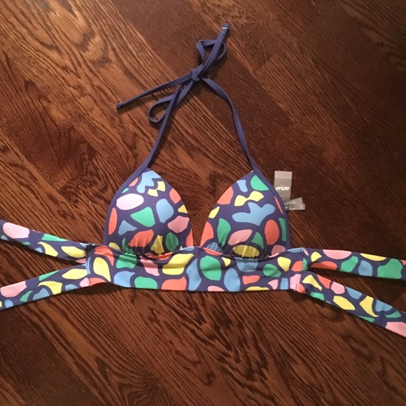 Aerie Perky Triangle Longline Bikini Top