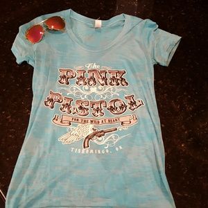 Pink pistol tshirt