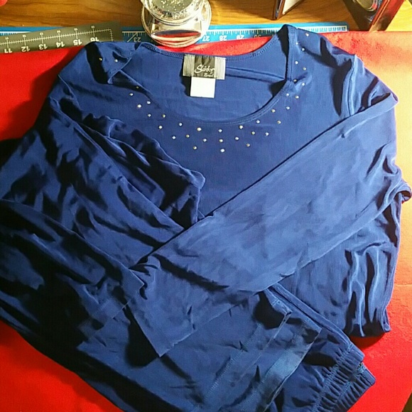 Blue outfit