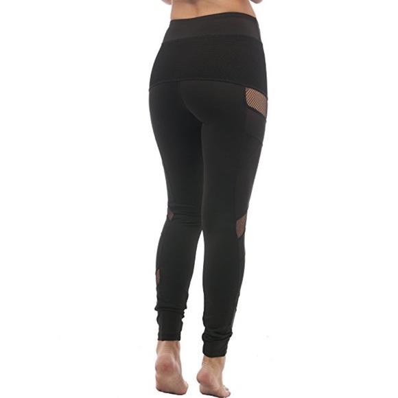 🔥COMING SOON Mesh Panel Work Out Leggings - Picture 2 of 2