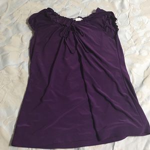 Carol Rose purple blouse Small S