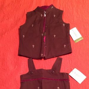 KC Parker dress and vest outfit