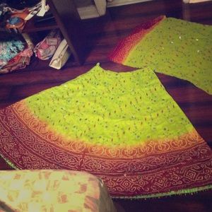 2 piece lengha skirt and Chunni