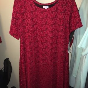 Red Lularoe Carly.