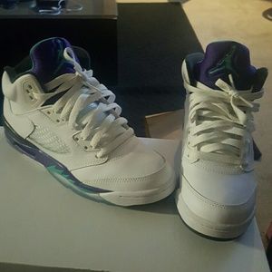 Grape 5 Air Jordans