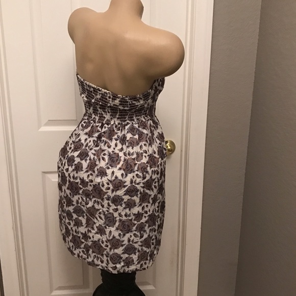 Vintage Floral Tube Chic Dress Medium - Picture 2 of 2