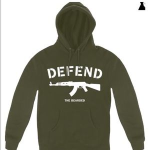 American Beard Supply Hoodie- Military Green