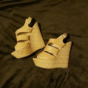 FLASH SALE Tan Wedges Brand New Boutique