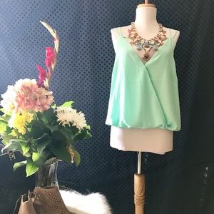 NWT mint strappy tank top Forever 21 L