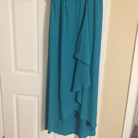 Gorgeous Blue green maxi - good for day or night - Picture 2 of 4