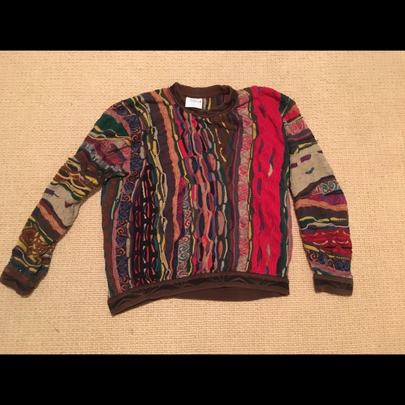 Large rare vintage Coogi Cosby crew neck