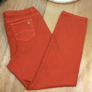Michael Kors Orange Stretchy Jeans/Pants size 16W