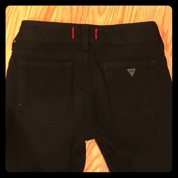 guess medium rise skinny sarah fit