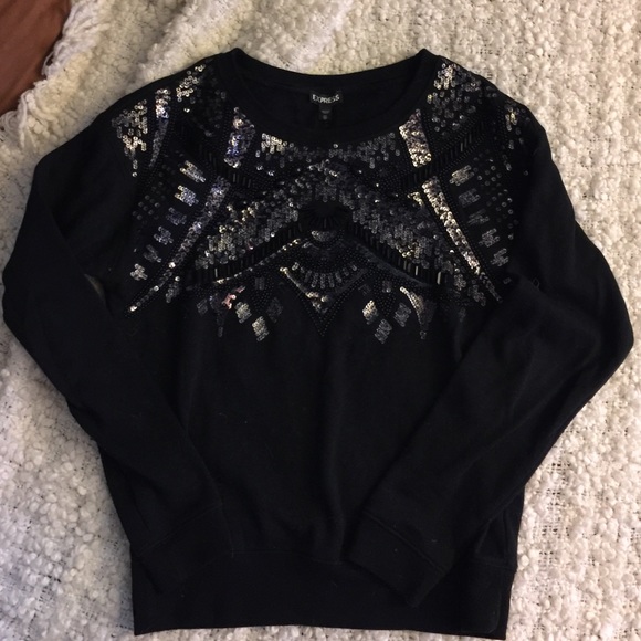 Express Sequined sweater - Picture 2 of 2