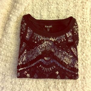 Express Sequined sweater