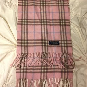 Pink Burberry Nova Scarf