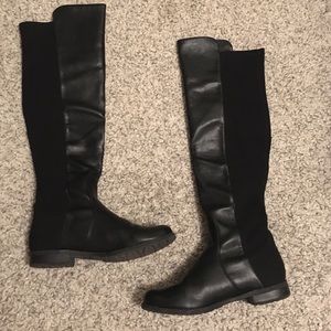 Leather Over the Knee Boots