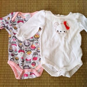 Pair of Onesies - Gymboree & Baby Gear 0-3 Months