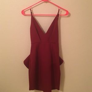 Gorgeous Maroon Cocktail Dress