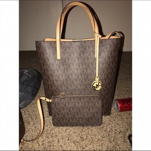 Michael Kors purse and matching wallet