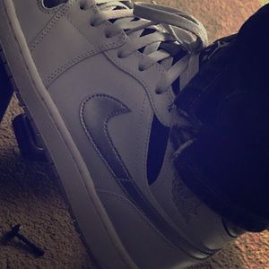 Nike air Jordan's grey/black