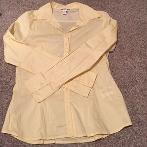 Light yellow H&M button down blouse